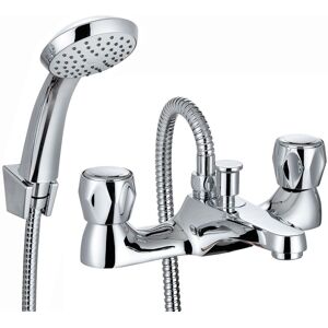 Shower Mixer Tap Handset Quest Bath Bracket Chrome Solid Brass Enki Bbt0256 Shower Mixer Tap Handset Quest Bath Bracket Chrome Solid Brass Enki Bbt0256