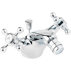Deva Tudor Mono Bidet Mixer Tap Chrome With Pop Up Waste Deva Tudor Mono Bidet Mixer Tap Chrome With Pop Up Waste