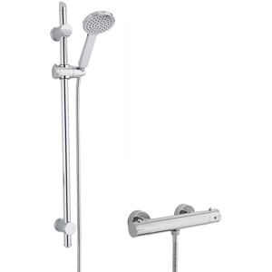 Nuie Minimalist Thermostatic Bar Shower Valve Water Saving Slider Rail Kit Nuie Minimalist Thermostatic Bar Shower Valve Water Saving Slider Rail Kit