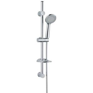 Canyon Shower Handset & Riser Rail Kit Chrome Trinity 1.5m Hose Adjustable Height Angle Canyon Shower Handset & Riser Rail Kit Chrome Trinity 1.5m Hose Adjustable Height Angle