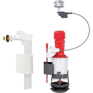 Wirquin Mw²90 14013401 Plastic Double Flush Toilet Mechanism With Cable Contro Wirquin Mw²90 14013401 Plastic Double Flush Toilet Mechanism With Cable Contro