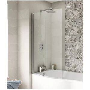 Nuie Pacific Curved B Shape Shower Bath Screen 1400 X 870mm - (Collection Only) Nuie Pacific Curved B Shape Shower Bath Screen 1400 X 870mm - (Collection Only)