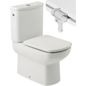 Roca Dama Senso Compact Toilet Seat And Cover Soft Close White A801512004 Roca Dama Senso Compact Toilet Seat And Cover Soft Close White A801512004