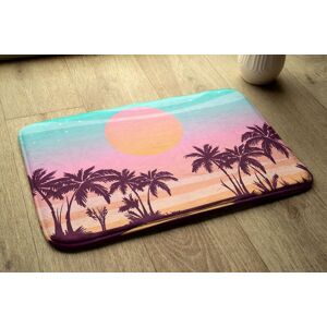 Tulup Bathroom Rug Anti-Slip Super Soft Absorbent - 90x60 Cm Tropical Beach Tulup Bathroom Rug Anti-Slip Super Soft Absorbent - 90x60 Cm Tropical Beach