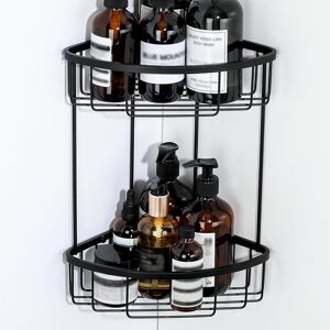 Sayayo Corner Shower Caddy, 2-Tier Black Shower Basket Organiser Sus304 Stainle Sayayo Corner Shower Caddy, 2-Tier Black Shower Basket Organiser Sus304 Stainle