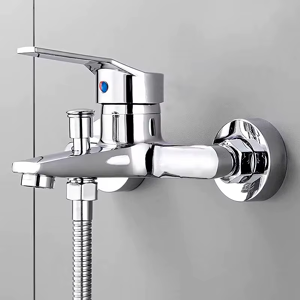 Does Not Apply Zinc Alloy Basin Faucets Chrome Wall Mounted Hot Cold Water Dual Spout Mixer Does Not Apply Zinc Alloy Basin Faucets Chrome Wall Mounted Hot Cold Water Dual Spout Mixer