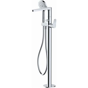 Rak Ceramics Rak Petit Round Freestanding Bath Shower Mixer Tap - Chrome Rak Ceramics Rak Petit Round Freestanding Bath Shower Mixer Tap - Chrome