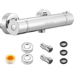 Vevor Thermostatic Shower Faucet Valve With Solid Brass Casting For Bathroom Vevor Thermostatic Shower Faucet Valve With Solid Brass Casting For Bathroom