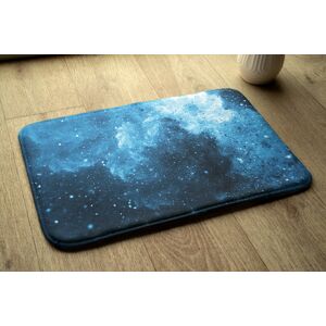 Tulup Non-Slip Absorbent Bath Shower Mat Bathroom Rug - 90x60 Cm - Blue Abstract Tulup Non-Slip Absorbent Bath Shower Mat Bathroom Rug - 90x60 Cm - Blue Abstract