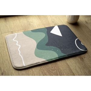 Tulup Non-Slip Absorbent Bath Shower Mat Bathroom Rug - 90x60 Cm - Geometric Pattern Tulup Non-Slip Absorbent Bath Shower Mat Bathroom Rug - 90x60 Cm - Geometric Pattern