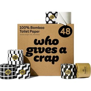 Who Gives A Crap – Premium Bamboo Toilet Roll Box Of 48 Toilet Rolls (3-Ply Who Gives A Crap – Premium Bamboo Toilet Roll Box Of 48 Toilet Rolls (3-Ply