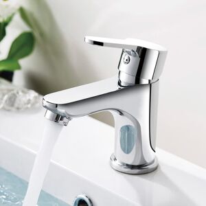 Grifema Bathroom Basin Tap Single Lever Brass Basin Mixer, Hot & Cold Water Con Grifema Bathroom Basin Tap Single Lever Brass Basin Mixer, Hot & Cold Water Con