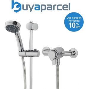 Triton Dene Dual Control Mixer Shower Concentric Thermostatic Exposed Chrome Triton Dene Dual Control Mixer Shower Concentric Thermostatic Exposed Chrome