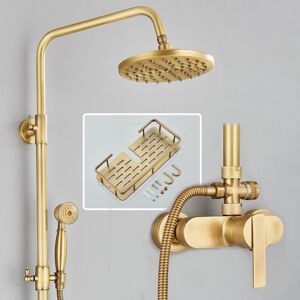 Rozin Antique Brass Shower Set With Shower Head Bathroom Shower Bath Filler Mixer Tap Rozin Antique Brass Shower Set With Shower Head Bathroom Shower Bath Filler Mixer Tap