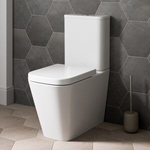 Affine Close Coupled Toilet Square Space Saving Pan Bathroom Wc Ceramic Soft Close Seat Affine Close Coupled Toilet Square Space Saving Pan Bathroom Wc Ceramic Soft Close Seat