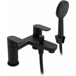 Evg Andreu Bath & Shower Mixer Black - Modern Dual Lever Tap With Shower Kit Evg Andreu Bath & Shower Mixer Black - Modern Dual Lever Tap With Shower Kit