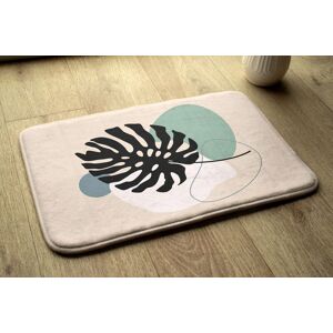 Tulup Non-Slip Absorbent Bath Shower Mat Bathroom Rug - 90x60 Cm - Leaf Fern Tulup Non-Slip Absorbent Bath Shower Mat Bathroom Rug - 90x60 Cm - Leaf Fern