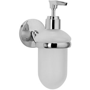 Croydex Hampstead White Soap Dispenser With Chrome Wall Mount For Bathroom Croydex Hampstead White Soap Dispenser With Chrome Wall Mount For Bathroom