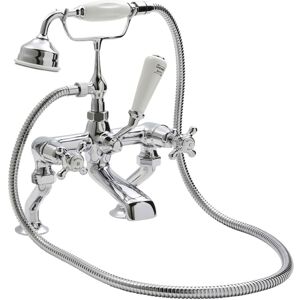 Hudson Reed Topaz Dome Bath Shower Mixer Tap - Chrome Hudson Reed Topaz Dome Bath Shower Mixer Tap - Chrome