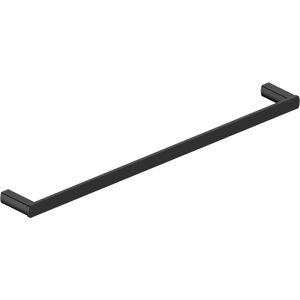 Rak Ceramics Rak Petit Square Single Towel Bar 470mm Wide - Matt Black Rak Ceramics Rak Petit Square Single Towel Bar 470mm Wide - Matt Black