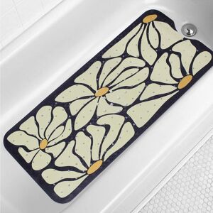 Yuluosha Floral Bathtub Mat Non Slip For Kids Botanical Extra Long Anti Slip Bath Mat Fo Yuluosha Floral Bathtub Mat Non Slip For Kids Botanical Extra Long Anti Slip Bath Mat Fo