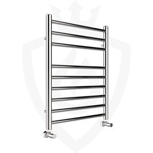 Valve Kings Stainless Steel Towel Ladder Rail Radiator Heated Bathroom Warmer 500mm X 600mm Valve Kings Stainless Steel Towel Ladder Rail Radiator Heated Bathroom Warmer 500mm X 600mm