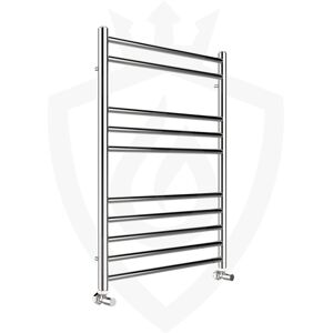 Valve Kings Stainless Steel Towel Ladder Rail Radiator Heated Bathroom Warmer 600mm X 800mm Valve Kings Stainless Steel Towel Ladder Rail Radiator Heated Bathroom Warmer 600mm X 800mm