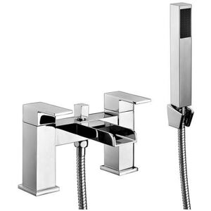 Orbit Neto Bath Shower Mixer Tap Pillar Mounted & Kit Wall Bracket - Chrome Orbit Neto Bath Shower Mixer Tap Pillar Mounted & Kit Wall Bracket - Chrome