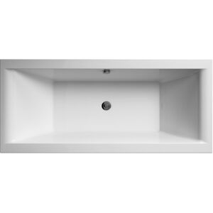 Premier Nuie Double Ended Bath Square Straight Acrylic With Waste And Leg Set 1700x700mm Premier Nuie Double Ended Bath Square Straight Acrylic With Waste And Leg Set 1700x700mm