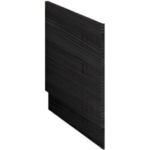 Nuie Athena Bath End Panel 560mm H X 800mm W - Charcoal Black Woodgrain Nuie Athena Bath End Panel 560mm H X 800mm W - Charcoal Black Woodgrain