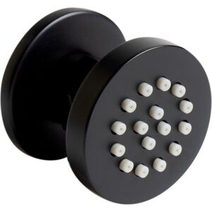 Shower Jet Round Body Massager Spray Spa Mixer Rubber Nozzle Black Enki M05 Shower Jet Round Body Massager Spray Spa Mixer Rubber Nozzle Black Enki M05