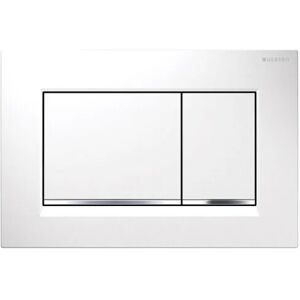 Geberit Flush Plate Sigma30 For Dual Flush White/gloss Chrome/white 115.883.Kj.1 Geberit Flush Plate Sigma30 For Dual Flush White/gloss Chrome/white 115.883.Kj.1