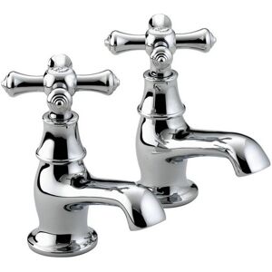 Bristan K 1/2 C Colonial Traditional Chrome Basin Taps 1 Pair Chrome On Brass Bristan K 1/2 C Colonial Traditional Chrome Basin Taps 1 Pair Chrome On Brass