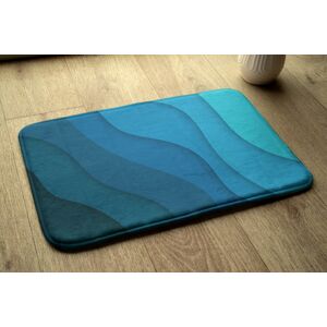 Tulup Bathroom Rug Anti-Slip Super Soft Absorbent - 90x60 Cm - Blue Gradient Tulup Bathroom Rug Anti-Slip Super Soft Absorbent - 90x60 Cm - Blue Gradient