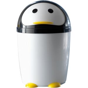 Gedy Penguin Bathroom Bin With Lid 7.5 Litre Capacity 1009-24 Gedy Penguin Bathroom Bin With Lid 7.5 Litre Capacity 1009-24