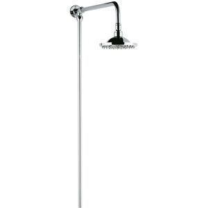 Nuie Rigid Rail Shower Kit With Elbow Polished Chrome Modern Bathroom Round Nuie Rigid Rail Shower Kit With Elbow Polished Chrome Modern Bathroom Round