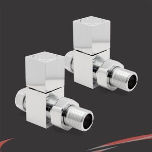 Nwt Direct Square Valves Radiators & Towel Rails Chrome Straight Lockshield (Pair) Nwt Direct Square Valves Radiators & Towel Rails Chrome Straight Lockshield (Pair)