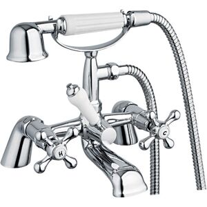 Balterley Traditional Bathroom Crosshead And Lever Handle Bath Shower Mixer Tap With Kit - Balterley Traditional Bathroom Crosshead And Lever Handle Bath Shower Mixer Tap With Kit -