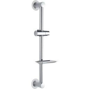 Ibergrif M20802-1 Shower Riser Rail, 57cm Shower Rail, No Drilling Required, Sh Ibergrif M20802-1 Shower Riser Rail, 57cm Shower Rail, No Drilling Required, Sh