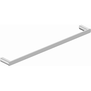 Rak Ceramics Rak Petit Square Single Towel Bar 470mm Wide - Chrome Rak Ceramics Rak Petit Square Single Towel Bar 470mm Wide - Chrome