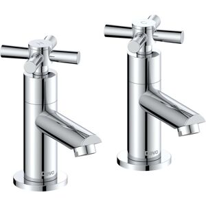 Deva Motif Traditional Basin Taps Pair - Chrome Deva Motif Traditional Basin Taps Pair - Chrome