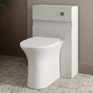 Affine Bathroom Back To Wall Btw Toilet Unit Rimless Pan Seat Cistern Matt White Fluted Affine Bathroom Back To Wall Btw Toilet Unit Rimless Pan Seat Cistern Matt White Fluted