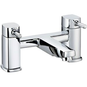 Balterley Contemporary Bathroom Soft Square Deck Mounted Bath Filler Tap - Chrome Balterley Contemporary Bathroom Soft Square Deck Mounted Bath Filler Tap - Chrome