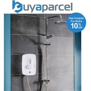 Triton Showers Triton Danzi Duelec White 9.5kw Electric Shower Diverter To Overhead And Handset Triton Showers Triton Danzi Duelec White 9.5kw Electric Shower Diverter To Overhead And Handset