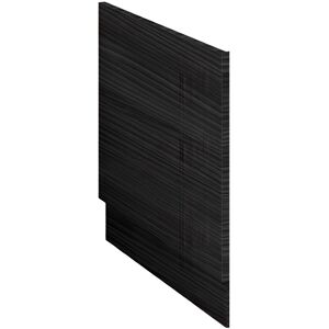 Nuie Athena Bath End Panel 560mm H X 700mm W - Charcoal Black Woodgrain Nuie Athena Bath End Panel 560mm H X 700mm W - Charcoal Black Woodgrain