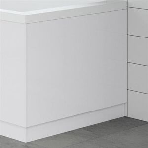 Artis White Gloss Bath Panel 750mm - End Mdf Bathroom Moisture-Resistant Artis White Gloss Bath Panel 750mm - End Mdf Bathroom Moisture-Resistant