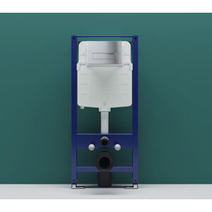 Aica 1.14m Wall Hung Toilet Cistern Frame+ Cistern+rectangle Dual Flush Plate Aica 1.14m Wall Hung Toilet Cistern Frame+ Cistern+rectangle Dual Flush Plate