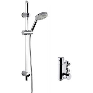 Balterley Round Thermostatic Vertical Bar Valve And Single Function Handset Slider Rail Ki Balterley Round Thermostatic Vertical Bar Valve And Single Function Handset Slider Rail Ki