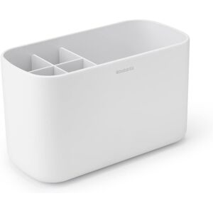 Brabantia Renew Bathroom Caddy (White) - Compartments For Toothbrushes, Toothpa Brabantia Renew Bathroom Caddy (White) - Compartments For Toothbrushes, Toothpa