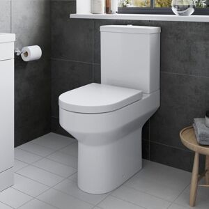 Affine Raised Height Close Coupled Toilet Comfort Wc Soft Close Seat Modern Bathroom Affine Raised Height Close Coupled Toilet Comfort Wc Soft Close Seat Modern Bathroom